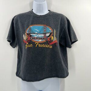 J. Galt Brandy Melville One Size San Francisco Cropped T-Shirt